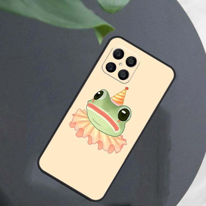 Cute Cartoon Frog For Honor Magic 8 7 5 6 Pro Case For Honor 200 400 Lite 50 70 90 X8c X8b X9a X9b X9c X9d Win