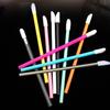 50 stk Mini Lip Tint Brush Disponibel Mascara Wand Eyelash Extension Applikator Makeup Tools