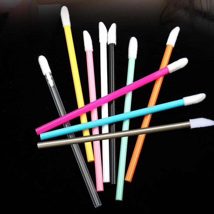50 Pcs Mini Lip Tint Brush Disposable Mascara Wand Eyelash Extension Applicator Makeup Tools