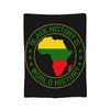 Black History Knitted Blanket Fleece  Super Warm Throw Blanket for Bedroom Sofa Bedroom Quilt