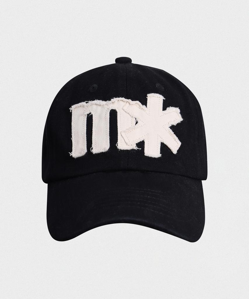Mitayuseu Mita Archive Washed Patch Ball Cap [Black]