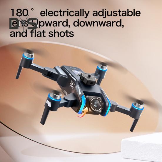 Ferngesteuerte Drohne LCD-Display Dual-Kameras Optischer Fluss Schweben GPS-Positionierung 5G WiFi Luftdrohne Kinder Erwachsene Anfänger Faltbarer RC Quadcopter