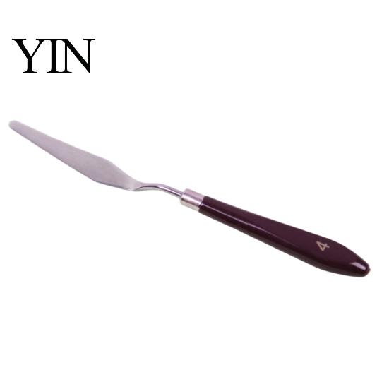 Oil Painting Accessories Scraper, Stainless Steel with Wooden Handle Palette Cutter, Paint Scraper for Thick Evenly Mixed Art Spatula, Acrylics