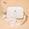 Women's bag new fashion trend camera bag diamond simple shoulder messenger bag one piece