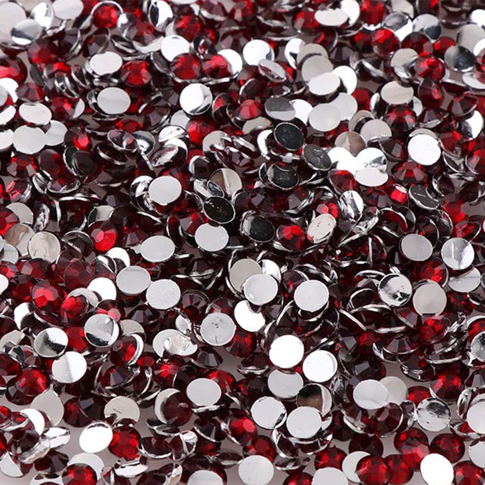 1000pcs Non Hot Fix Rhinestones 2/3/4mm Round Resin Flatback Crystal Rhinestone DIY Nail Art Jewelry Garment Decorations Glue On