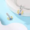 Charms Plataoriginales Four Leaf Clover Beads For Charms Copper Bracelet Beads Jewellery Making Women'S Gift