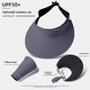 Women's Seamless Sun Protection Hat: Large Brim, Hollow Top for Cycling In Spring and Summer
