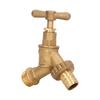 Irrigation Hose Bibb 12in Outlet 34in Inlet Brass Faucet High Strength Wear Resistant Hose Spigot