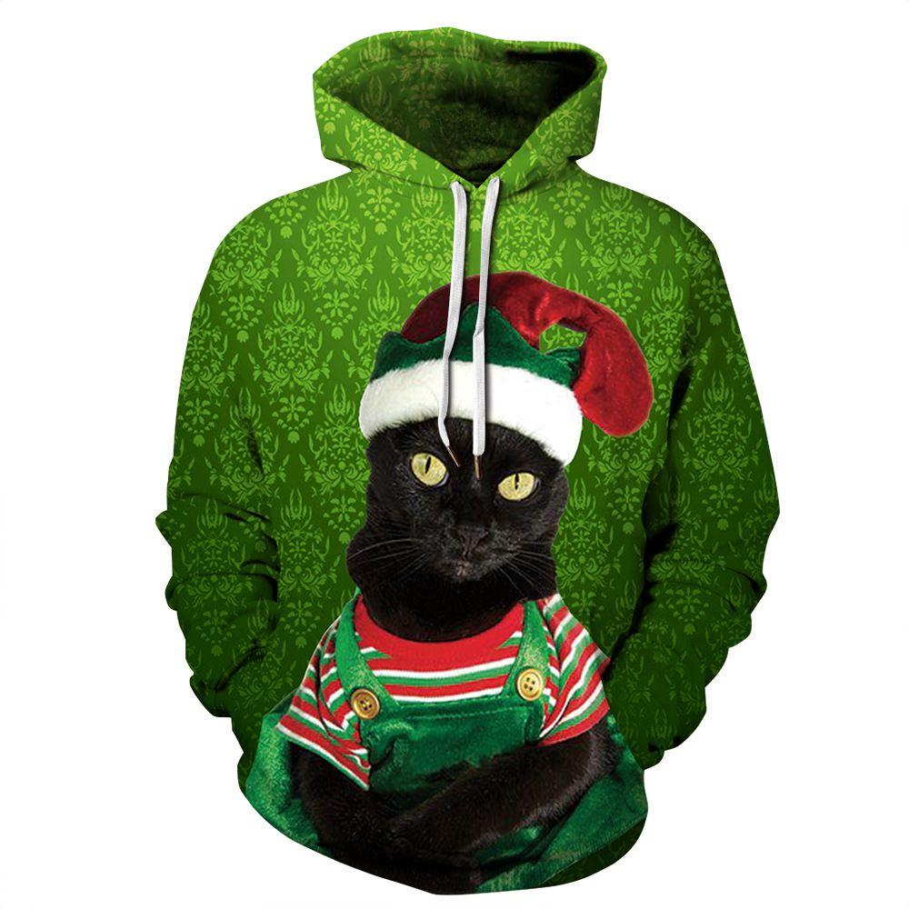 Luxuriously Comfortable Men Women Christmas Hoodie With Snowman 3d Print Design