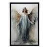 Blue Angel Spiritual Charm Blue Angel Spiritual Charm, 70X100 Cm, Black Aluminum Frame, 230 Gsm Matte Paper