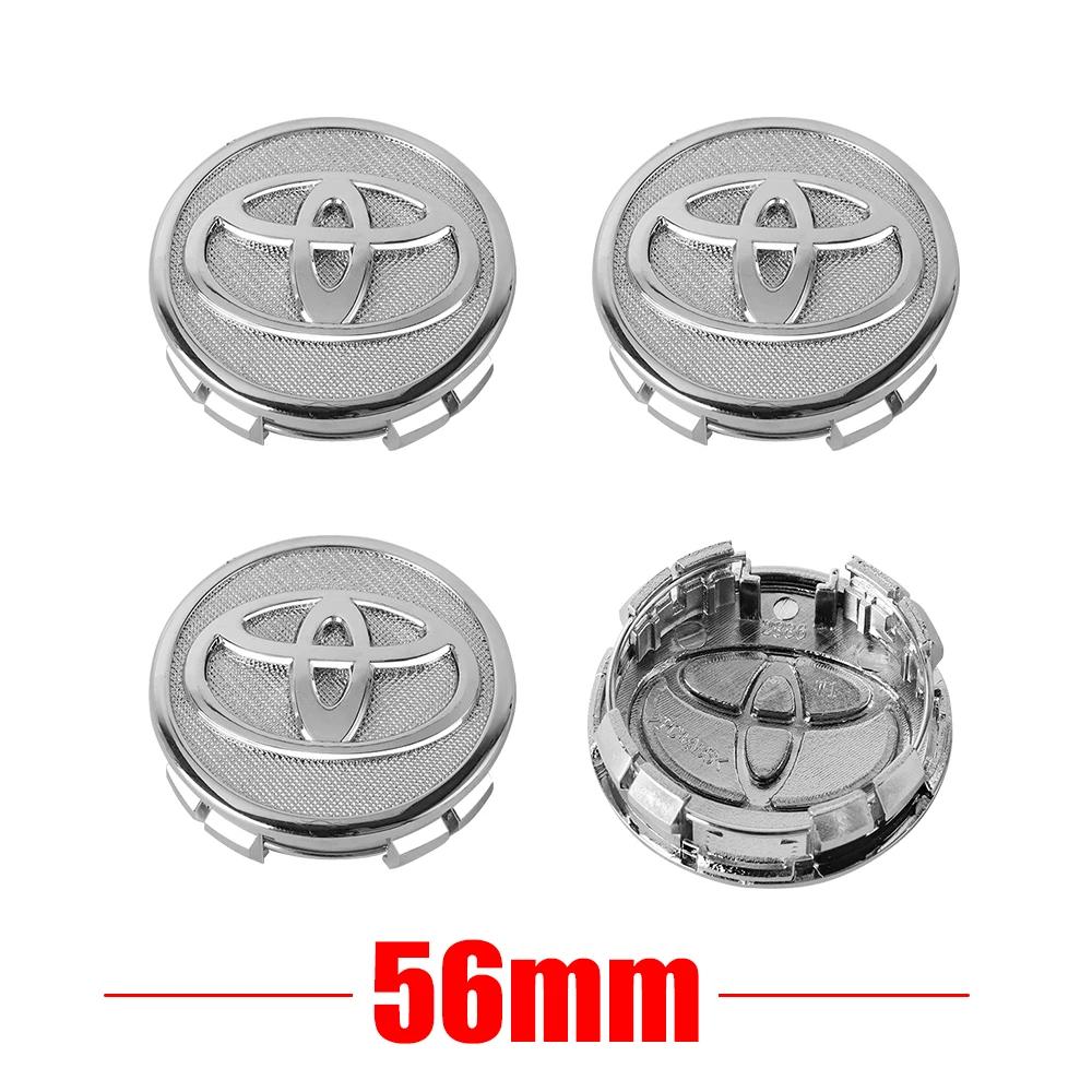 Toyota 2026 Neue Radkappen 56/62mm Auto Radnabenabdeckung Dekoration Abzeichen Auto Radkappen Toyota C-hr Rav4 Mira Auto Aufkleber