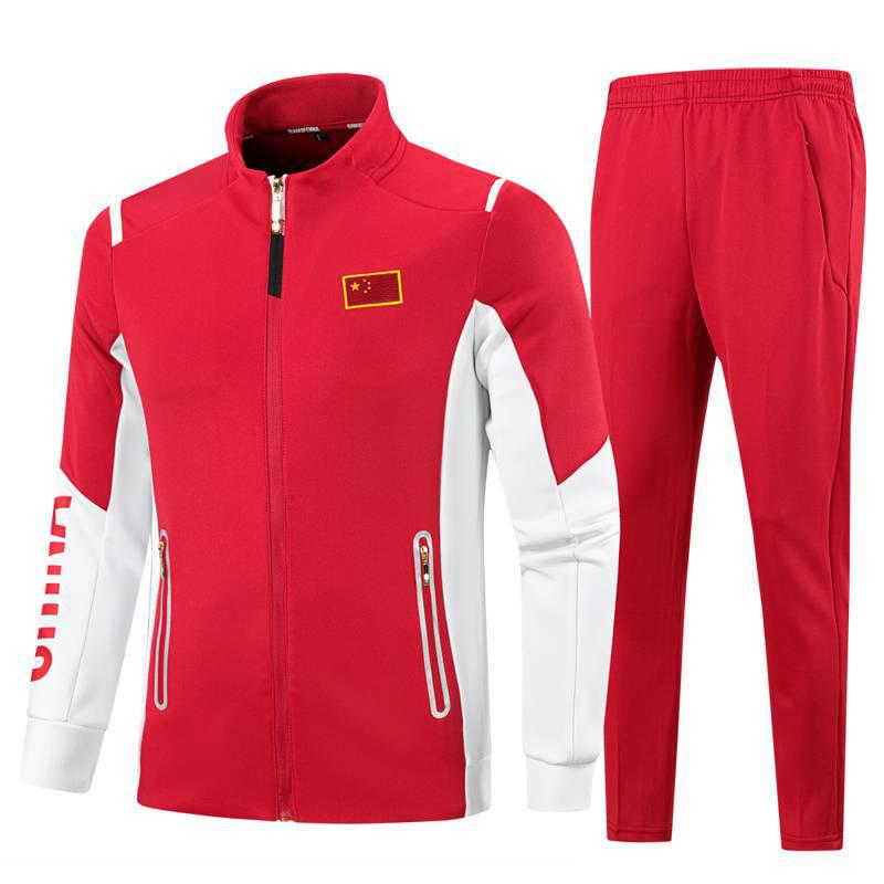 Men's & Women's Chinese Team Sports Suit: National Team Award Ceremony & Wushu Training Sportswear with Print Design