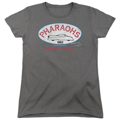 American Graffiti Pharaohs Damen T-Shirt Anthrazit