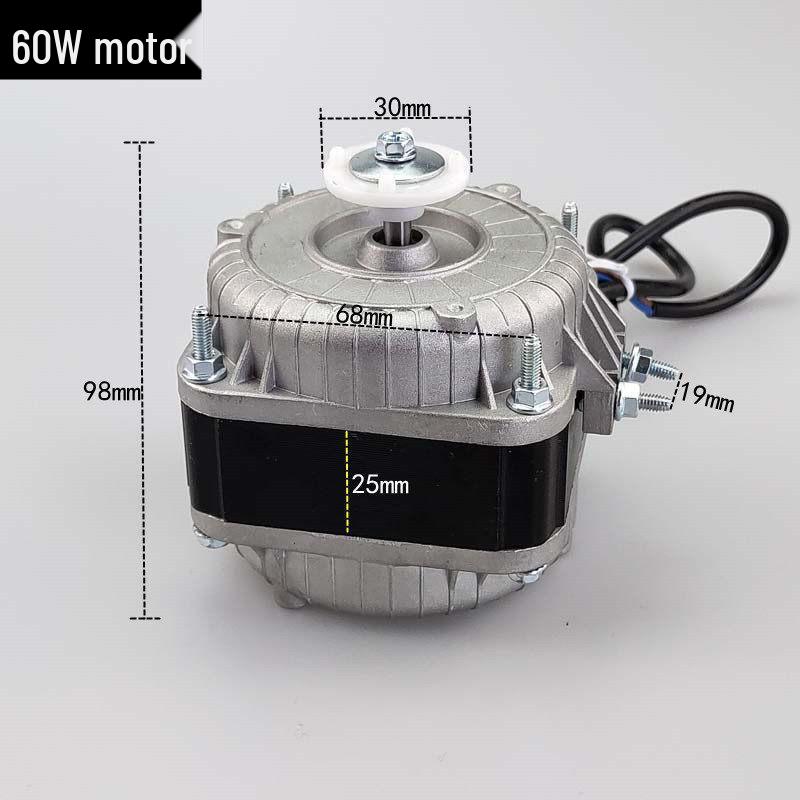 220V Shaded Pole Refrigerator & Freezer Cooling Fan Motor with Blade