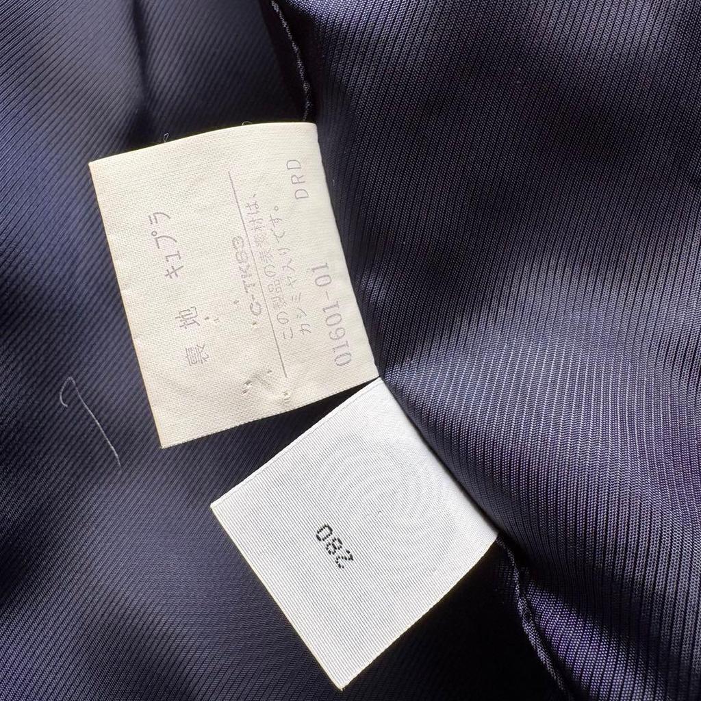 Used [Excellent Condition/Cashmere Blend] Burberry Double-Breasted Coat Navy 9AR