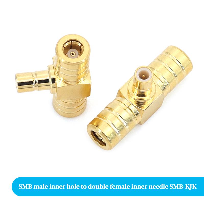 RF Coaxial Adaptor SMB Male To SMB Male / SMB Female, DAB Car Antenna RF Connector 50 Ohm