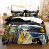 Comfortable Anime Print Bedding Set With Duvet Cover And Pillowcases Single Twin Full Queen King Sizes For All Ages
