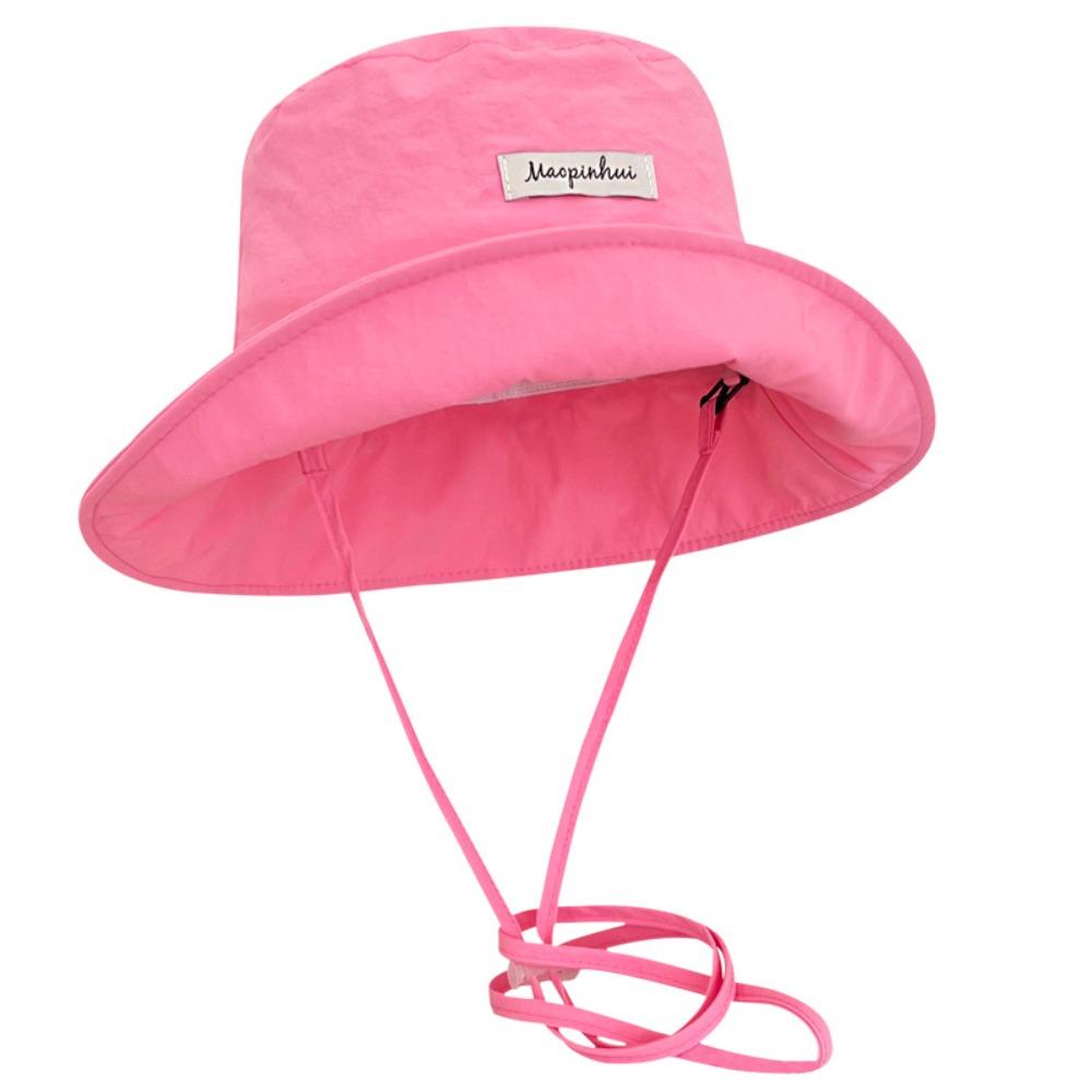 

Sunshade Sun Hat Foldable Outdoor Fishing Cap Fashion Fisherman Hat Summer рожевий