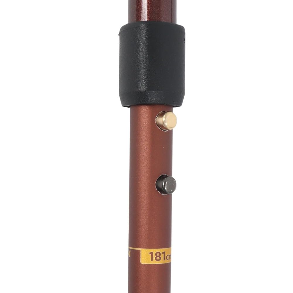 SINANO Sicherer Zweibein-Gehstock/Braun