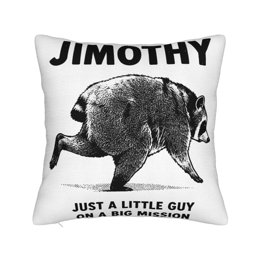 Jimothy Raccoon Pillowcase Product Printed Cushion Cover Decoration Throw Pillow Case Cover Home Multiple Sizes