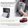 Armrest Hidden Box Tray for Jeep Wrangler JK/JKU 2011-2016 2017 2018 Center Console Organizer Secret Hidden Interior Accessories