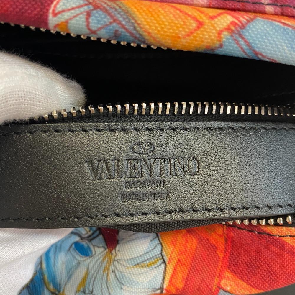 Valentino Garavani Body Bag Nylon Waist Bag Multicolor Nylon Mens Used