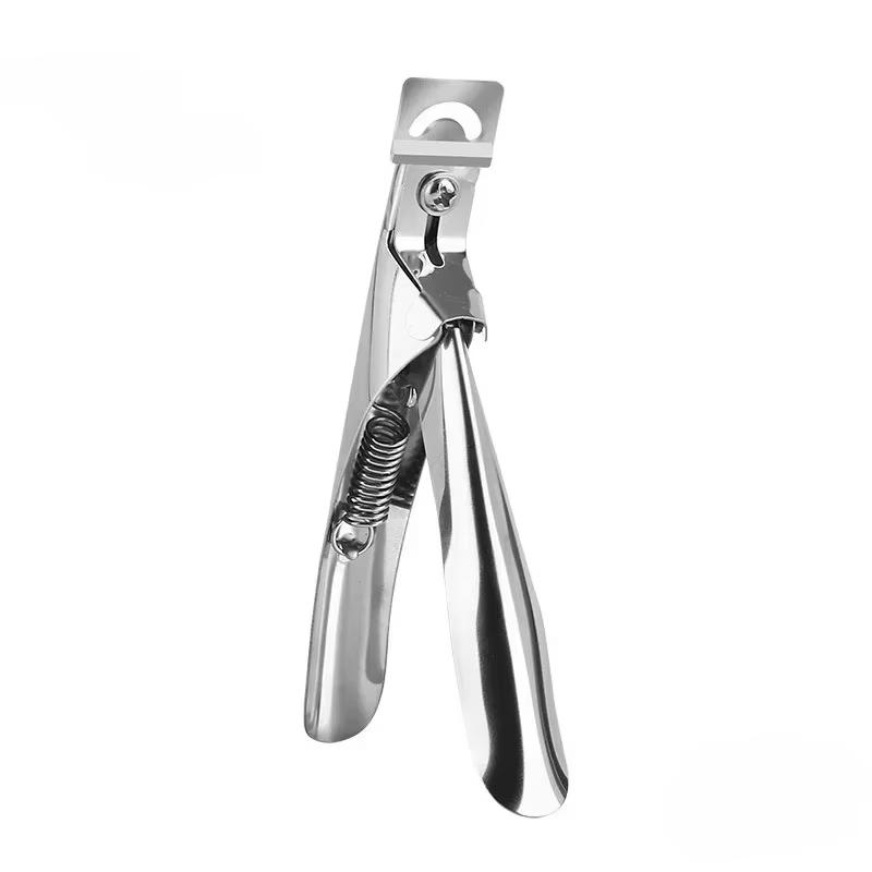 

Фальшиві фрези для нігтів типу U Слово False Tips Професійні кусачки для нігтів Прямі кромки Фрези Манікюрні плоскогубці Гільйотина Капсула для нігтів срібний