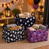 Large Capacity Halloween Storage Basket Pumpkin Sundries Organizer Laundry Basket  Book Storage