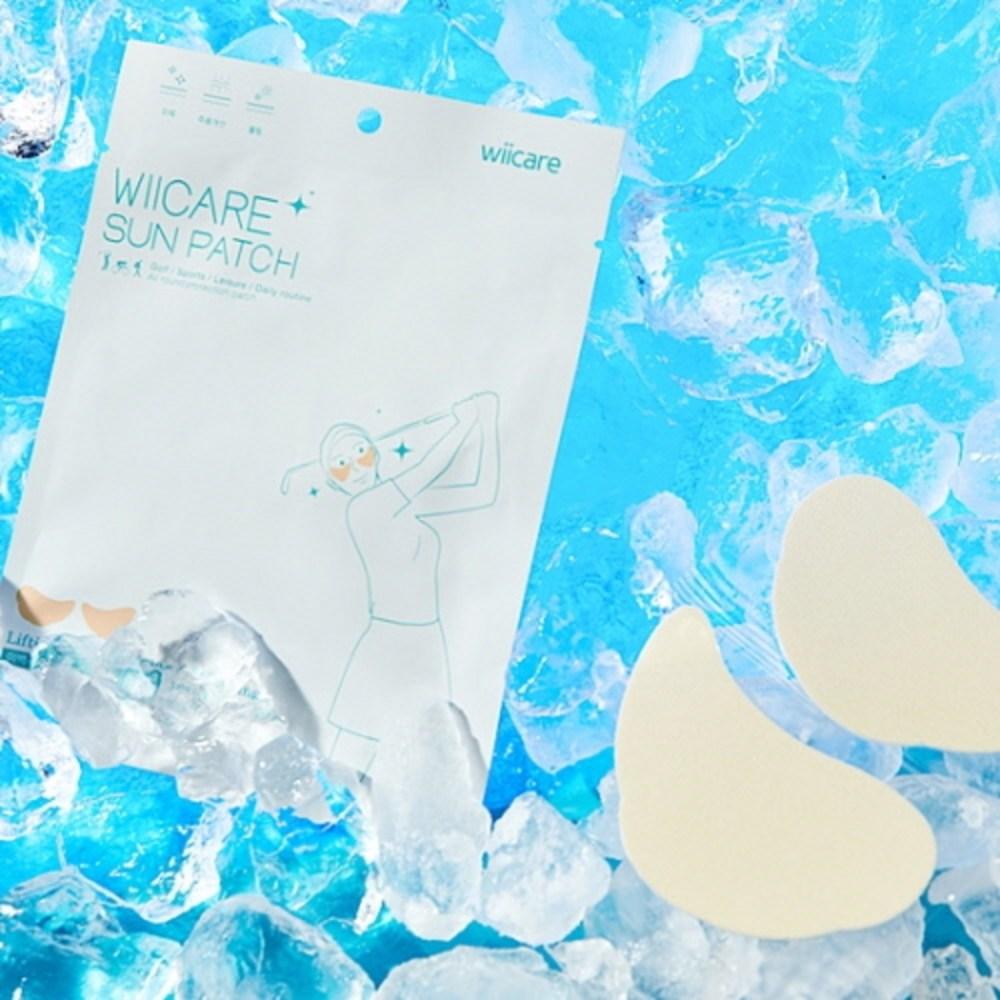 We Care Golf Patch 12 Servings UV UV Protection Patch Sun Patch Under the Eyes Golf Patch for Sun Protection Hiking Outdoor Activities