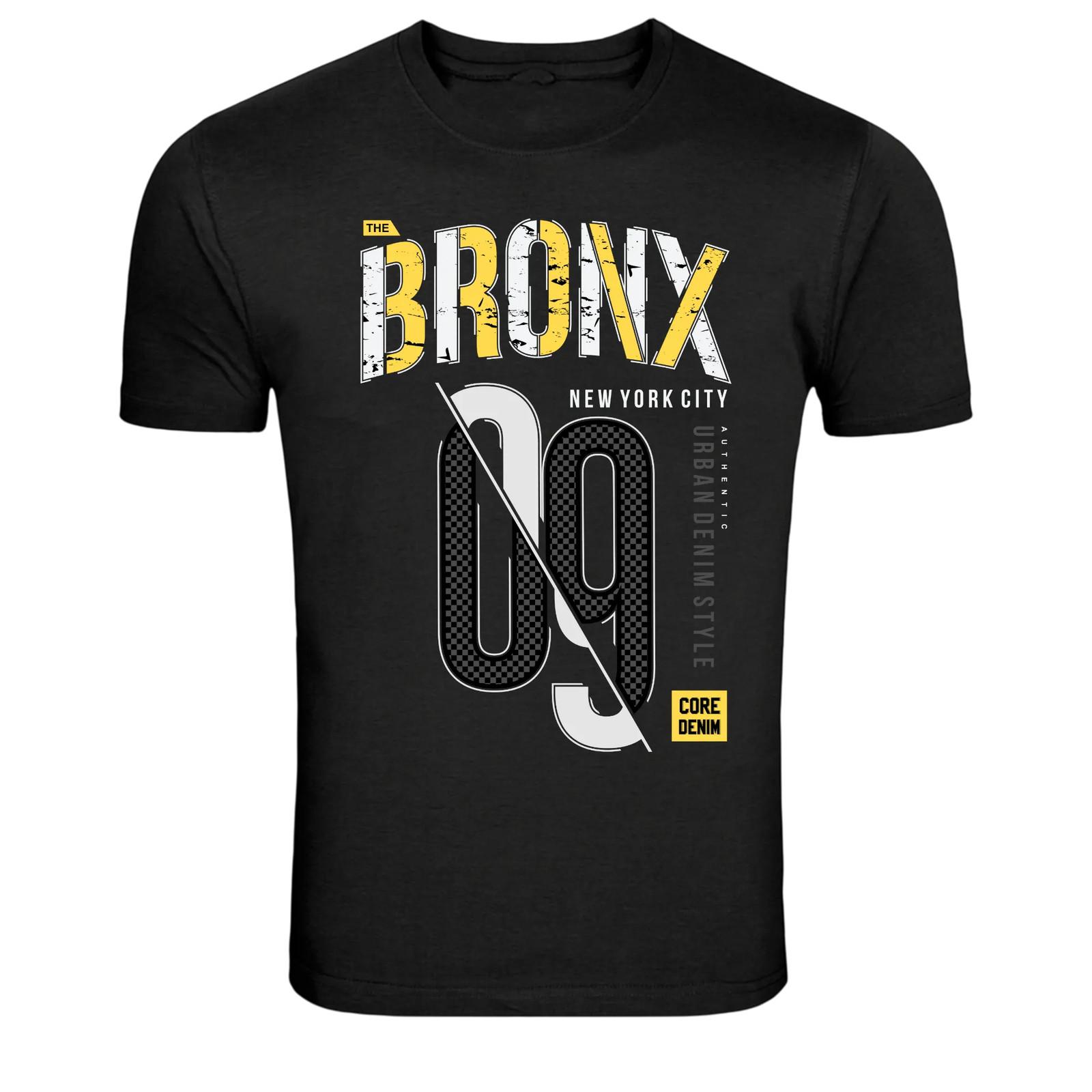 The Bronx NYC Core Denim 09 Urban Streetwear Graphic T-Shirt XXL