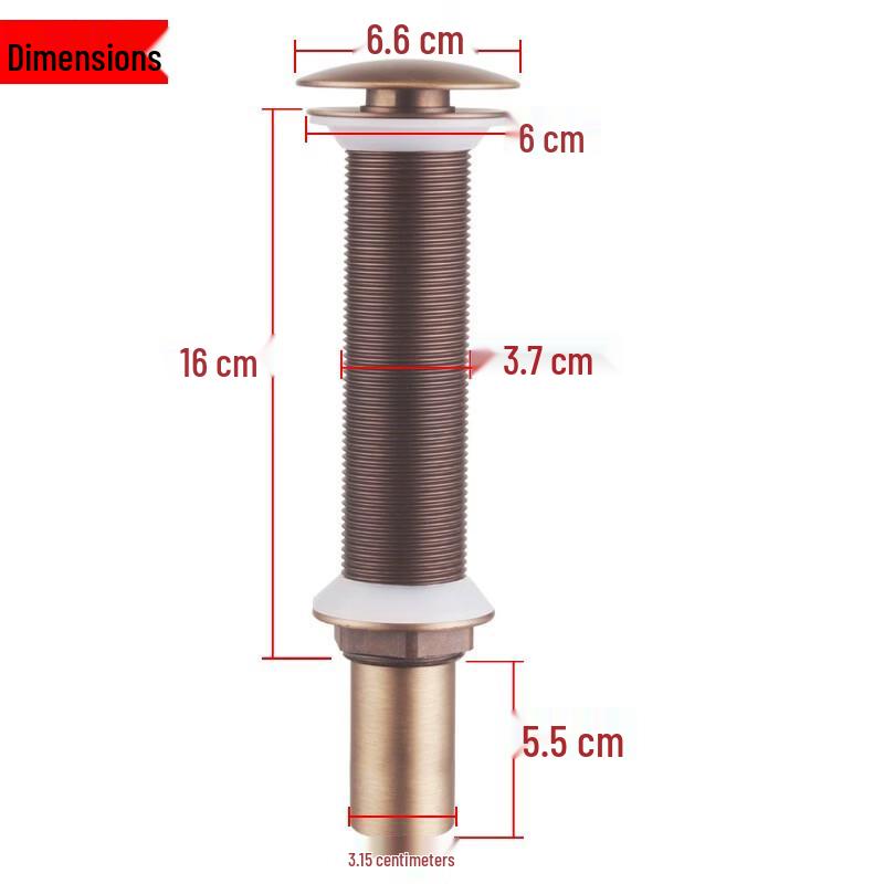 

TLXT Extended Basin Pop-up Drain with Basket Strainer