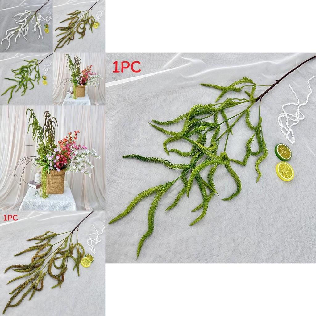 Künstliche Salicaceae zur Heimdekoration mit realistischem Blattmaterial für Hochzeits- und Foto-Requisiten
