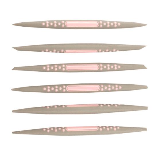 6 ks/sada Fondán Cukr Měkké špičky Tvarovače Dort Květina Modelování Řemeslná hlína Nástroj