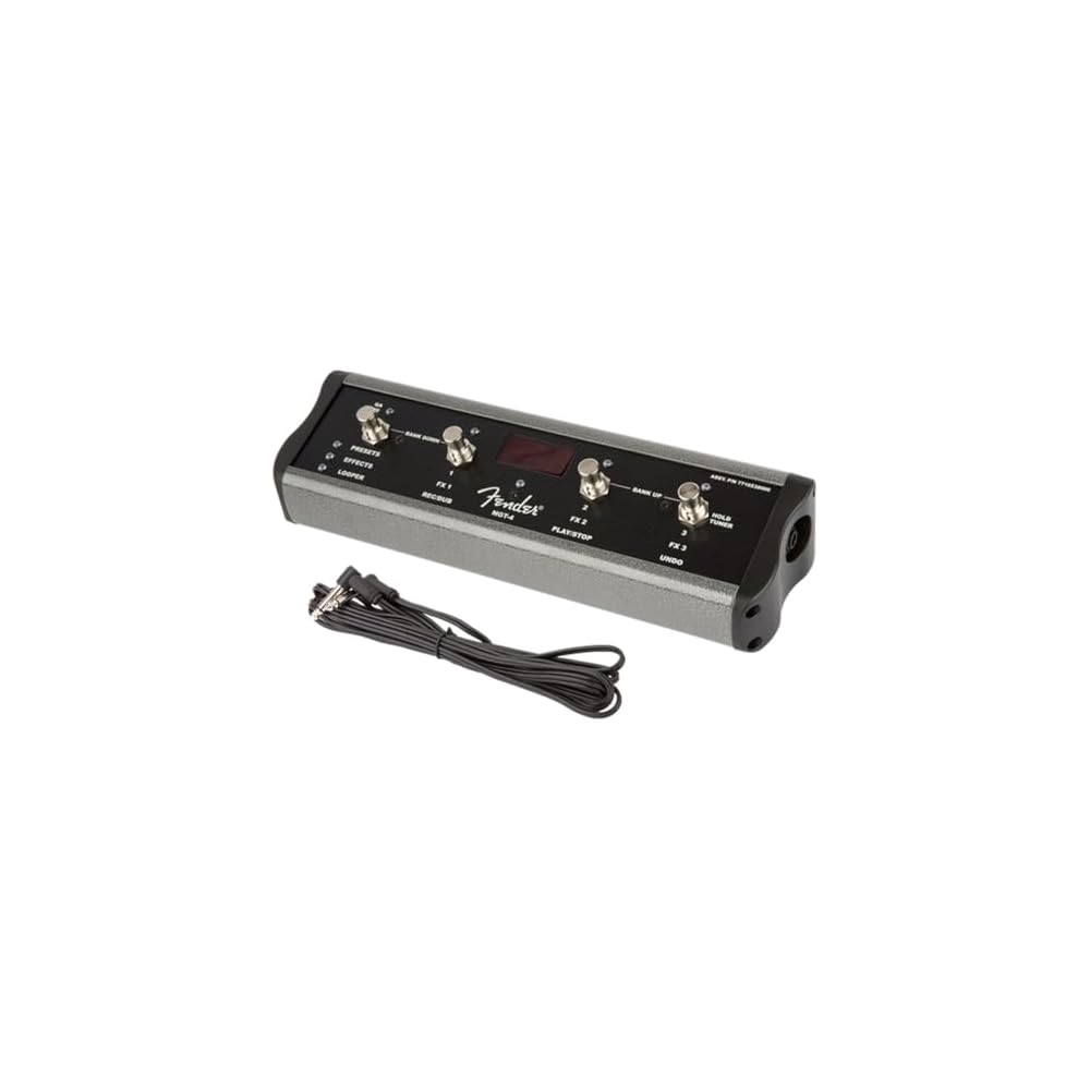 Fender MGT-4 Footswitch Guitar Effects Controller 4 Buttons Black