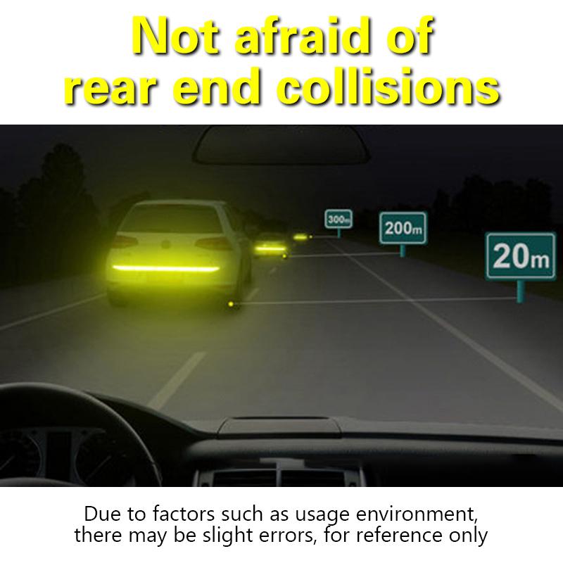 90Cm Reflective Car Decal Safety Warning Reflector Tape Car Stickers Anti Collision Warning Reflector Sticker Auto Accessories