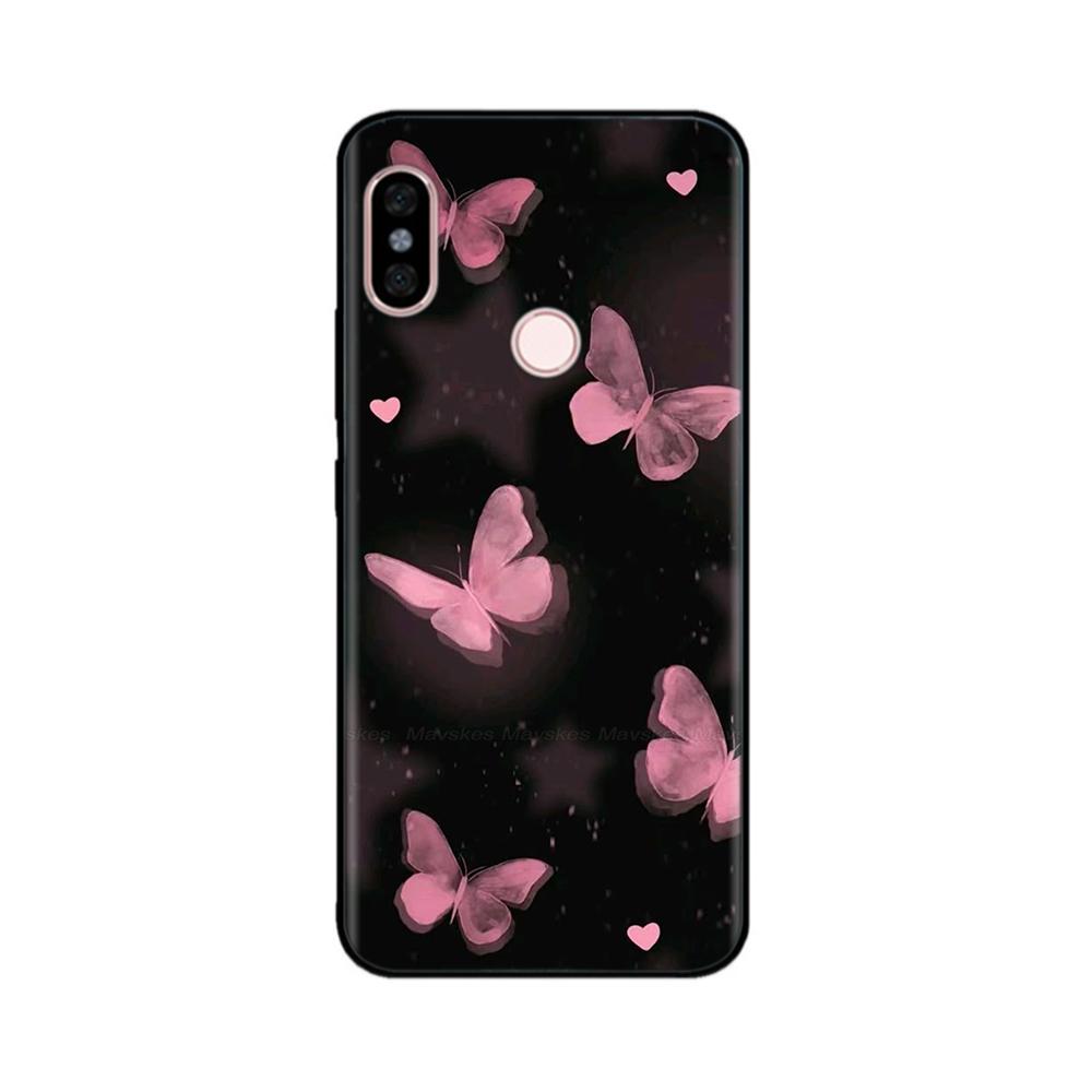 Luxury Case For Redmi Note 5 Pro Patterned Full Protection Soft Liquid Silicone Cartoon Cover For Xiaomi Redmi Note 5 Pro Note5
