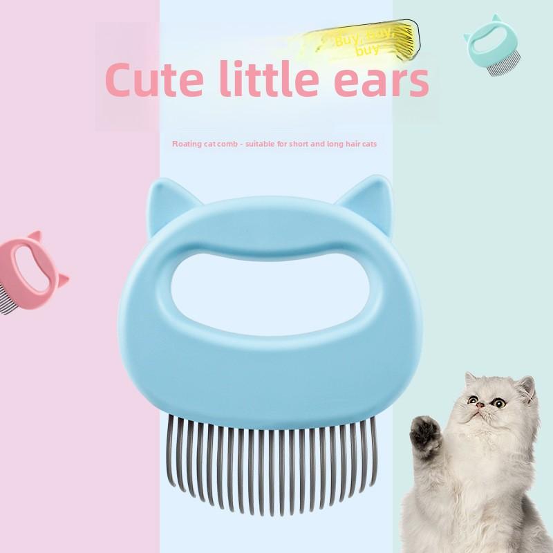 Pet Cat Brush for Long and Short Hair, Cleaning Dog Brush, Grooming Supplies for Puppies and Kittens, Shell Comb for Removing Hair.