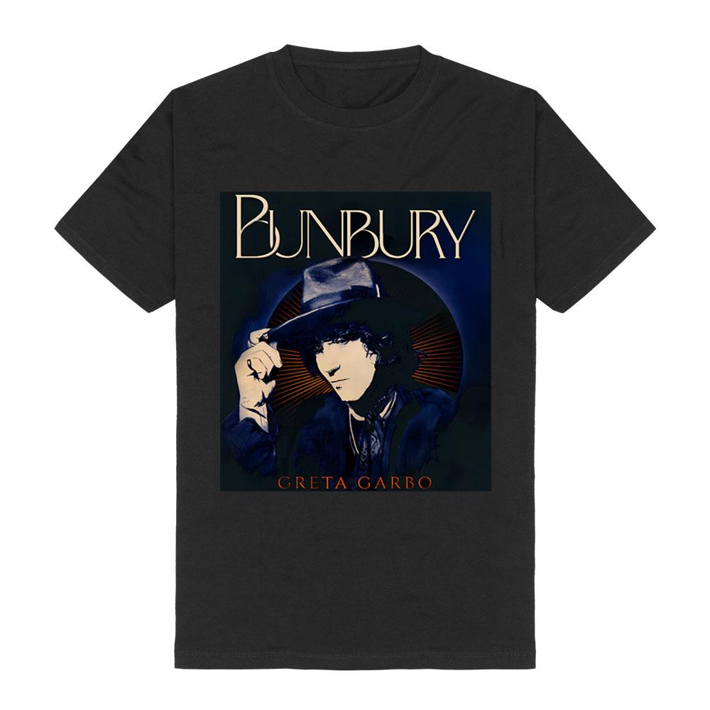 Enrique Bunbury Imagen Greta Garbo Tshirt Dark Romantic Rock Style T-shirt Comfortable Soft Cotton T Shirt Graphic Printing Unisex Tee Top XS чёрный