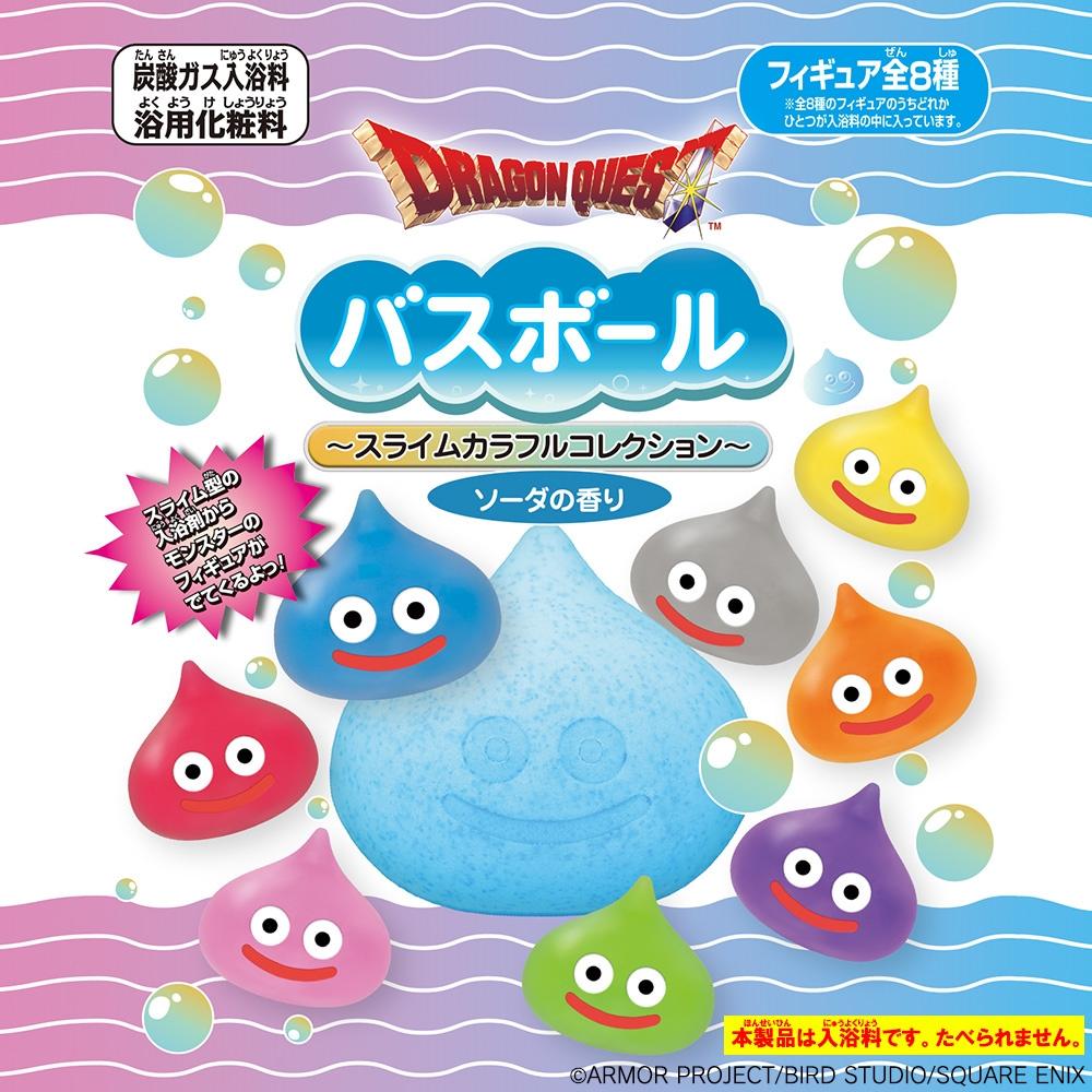 Dragon Quest Dragon Warrior Dragon Quest Bath Ball Slime Colorful Collection 1box 12pcs