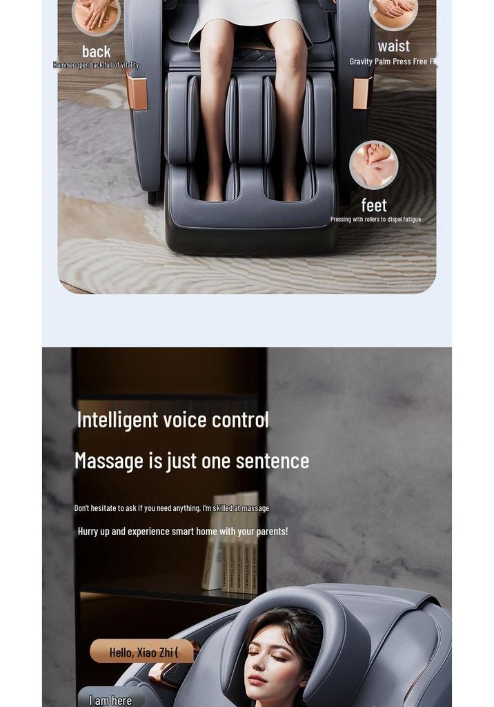 AUX Full-Body Automatic Smart Massage Chair - Luxury Multi-functional Home Relaxation