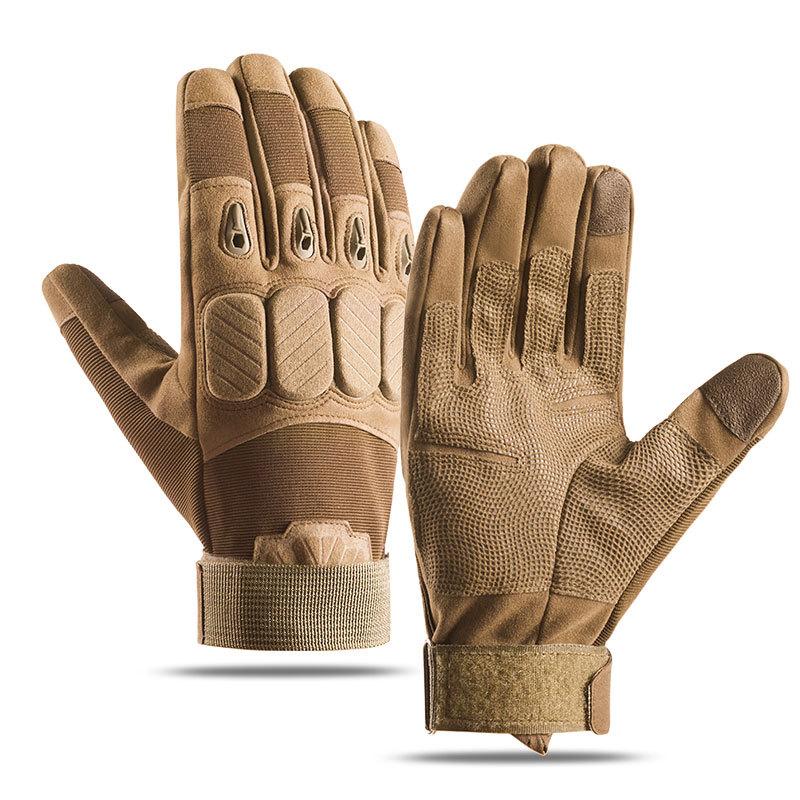 Outdoor gloves half finger non-slip wear-resistant tactical gloves full finger touch screen sports riding protection