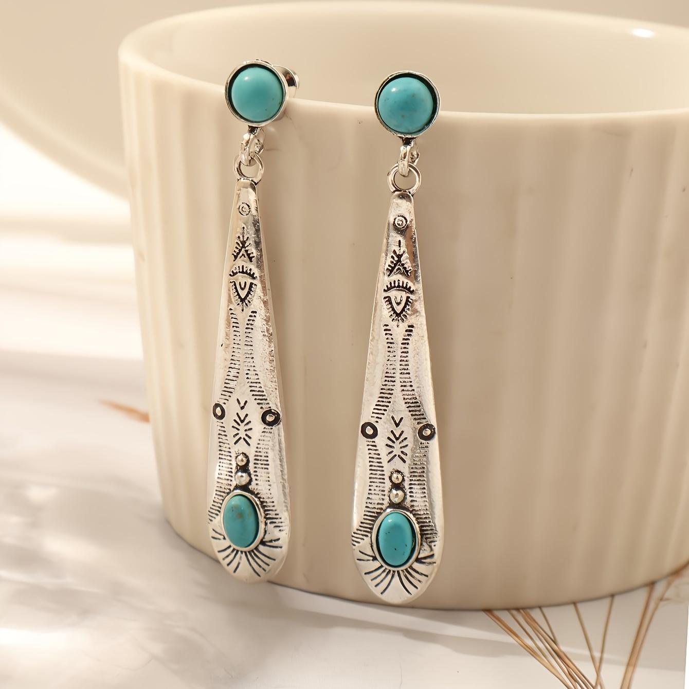 

Серьги-подвески «Богемские слезы», модные аксессуары в старомодном стиле «Богема»