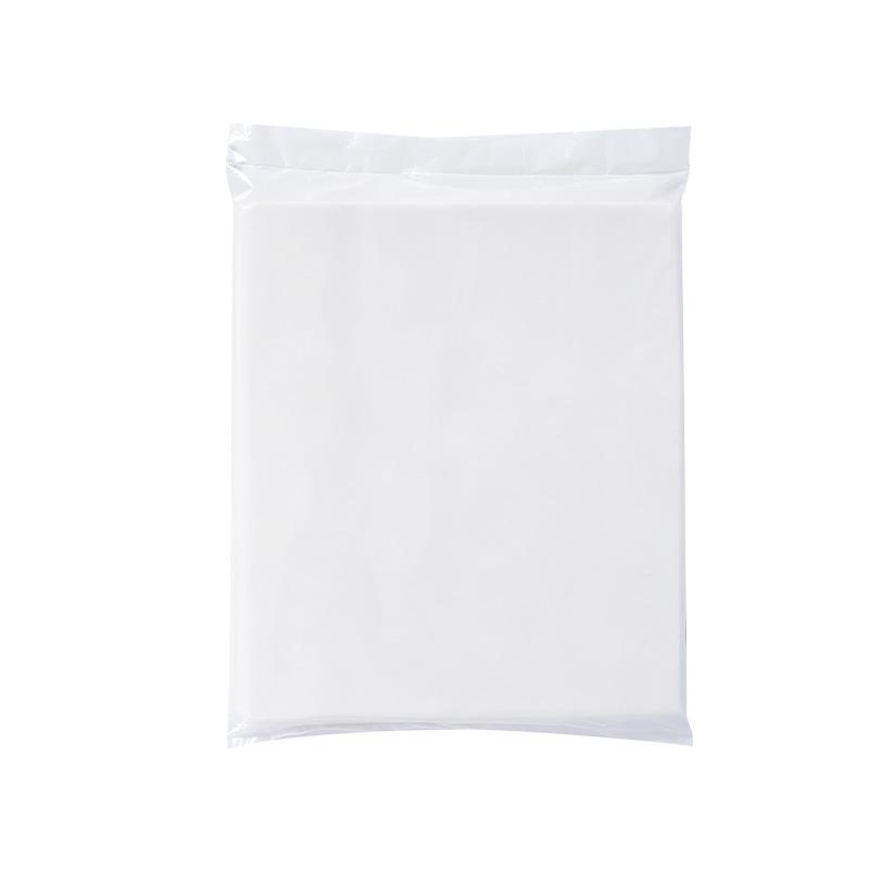 Waterproof Disposable Adult Bib Aprons - 100 Pack, Transparent & Oil-Resistant for Catering