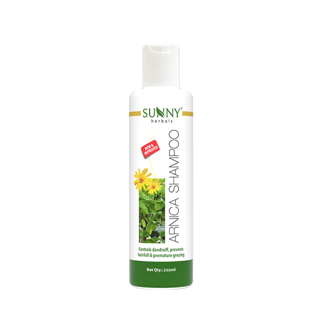 

Sunny Herbals Arnica Shampoo For Hair Fall Control Strengthening Roots Soothing Scalp Shine All Hair Types 250 ml