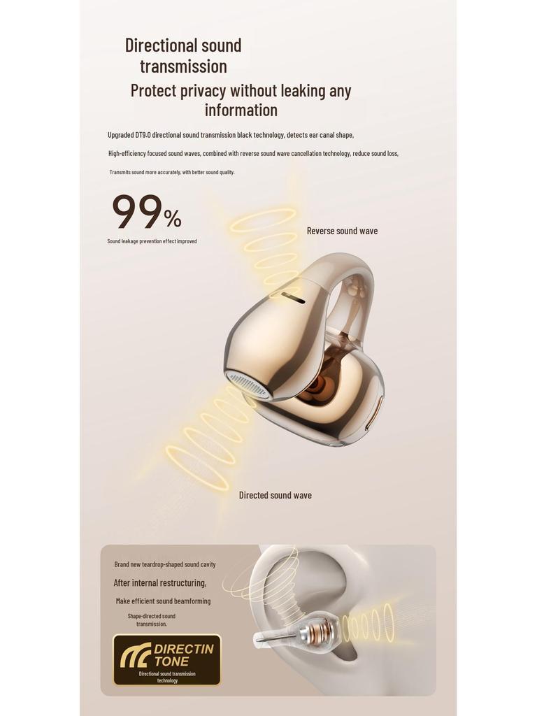 Next-Gen Bluetooth In-Ear Sports Headset with Realtek Chip, AI Noise Reduction, and Extended Battery Life