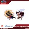 8-Pack Officially Licensed One Piece Luffy Sticker Pack – Creative Decorative Stickers for Journals and Perfect as Gifts.
