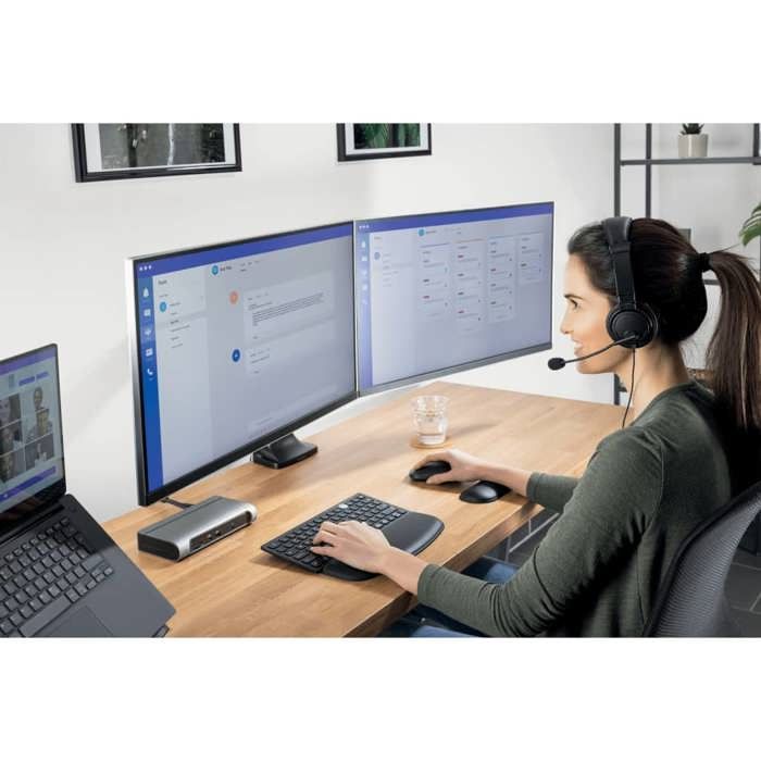 Casque Hi-Fi USB-C - Kensington - Noir - Micro Flexible - Isolation De Bruit - Confort Optimal