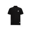 Polo Shirts Men's Black Polo Collar Moderate Straight Fit 2ESHTM2PS602XXCT