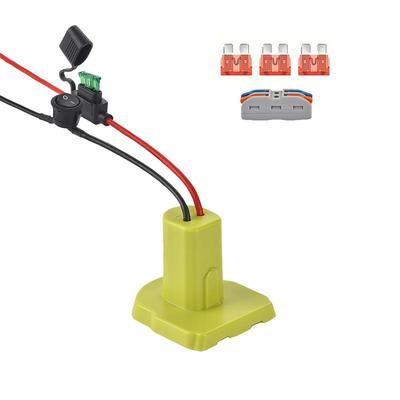 1Stk 18V Elektrowerkzeug Lithium-Batterie DIY Ausgangsadapter Konverter Mit Kabel Für Ryobi