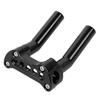 A16P-For Sportster Dyna Street Bob FXDB Compatible 6" Pullback Handlebar Riser Top Clamp